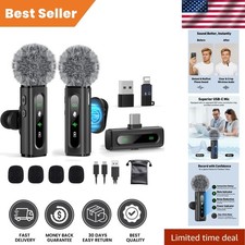 Versatile USB C Lavalier Mic with Rotatable Clip for YouTube Live Streaming