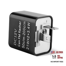 12V Speed Adjustable 2 Pin LED Flasher Relay, Electronic Flash Relay for
