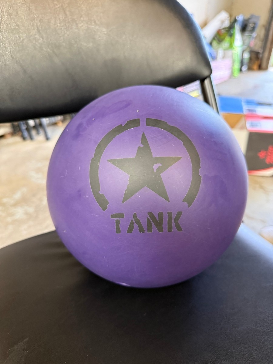 Motiv Purple Tank Bowling Ball 15lbs - Drilled Less than 30 games