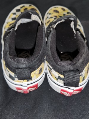 Vans Off the Wall Fashion Sneakers Shoes- Sunflowers Girl Size