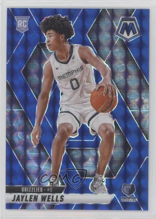 2024-25 Panini Mosaic Rookies Blue Mosaic Prizm 170/199 Jaylen Wells #240 1k9t