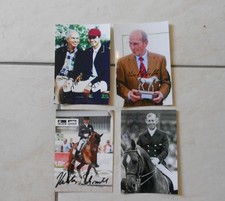 4 zdjęcia z autografami jeźdźców absolutnej światowej klasy - medalista