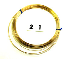 14/20 Yellow Gold-Filled Wire Round 21 Gauge 117 Grams, 104 Feet, GF 21