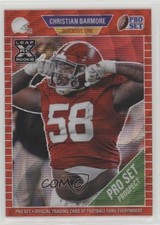 2021 Leaf Pro Set Metal Red Wave 74/75 Christian Barmore #15 uk2