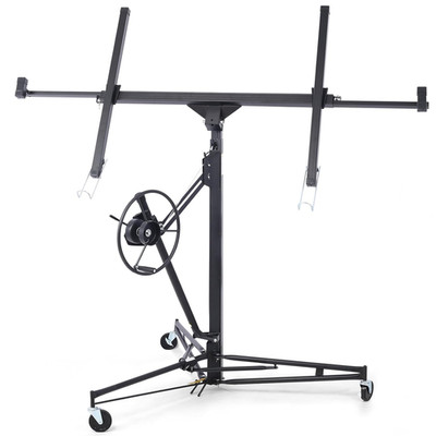 11FT Drywall Lift Hoist - 360° Adjustable, 150Lbs Heavy Duty for Home Use