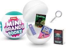 Mini Brands Books Capsule by ZURU Real Miniature Book Brands Collectible Toy, Ca