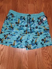 New Corona Men's Board Shorts Swim Trunks 7.5" Inseam Size XL 40-42
