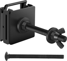 E Track Spare Tire Holder Mount, Upgraded E-Track Double Fittings Spare Wheel Ca