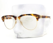 Miu Miu Blue Light Glasses Eyeglasses SMU 09Z 19P-08N Brown Havana Gold w/case 