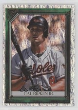 2021 Topps Gallery Green Pattern 93/99 Cal Ripken Jr #50 HOF 04br