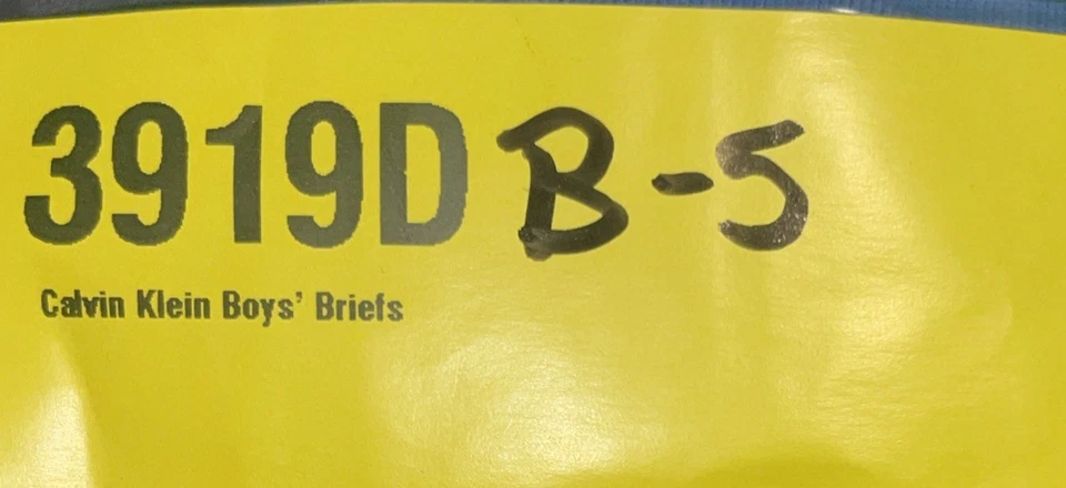 Calvin Klein Cotton Briefs Underwear BOYS Size Small 6 PacK-Without Tags NEW - Image 3 of 3