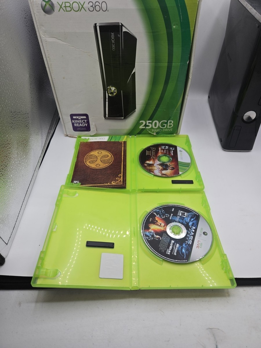 Microsoft Xbox 360 Launch Edition 250GB Glossy Black Console In