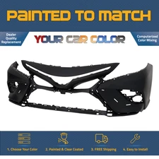 For 2021-2024 TOYOTA CAMRY; Front Bumper Cover; SE; w/o Park Sensor; Painted