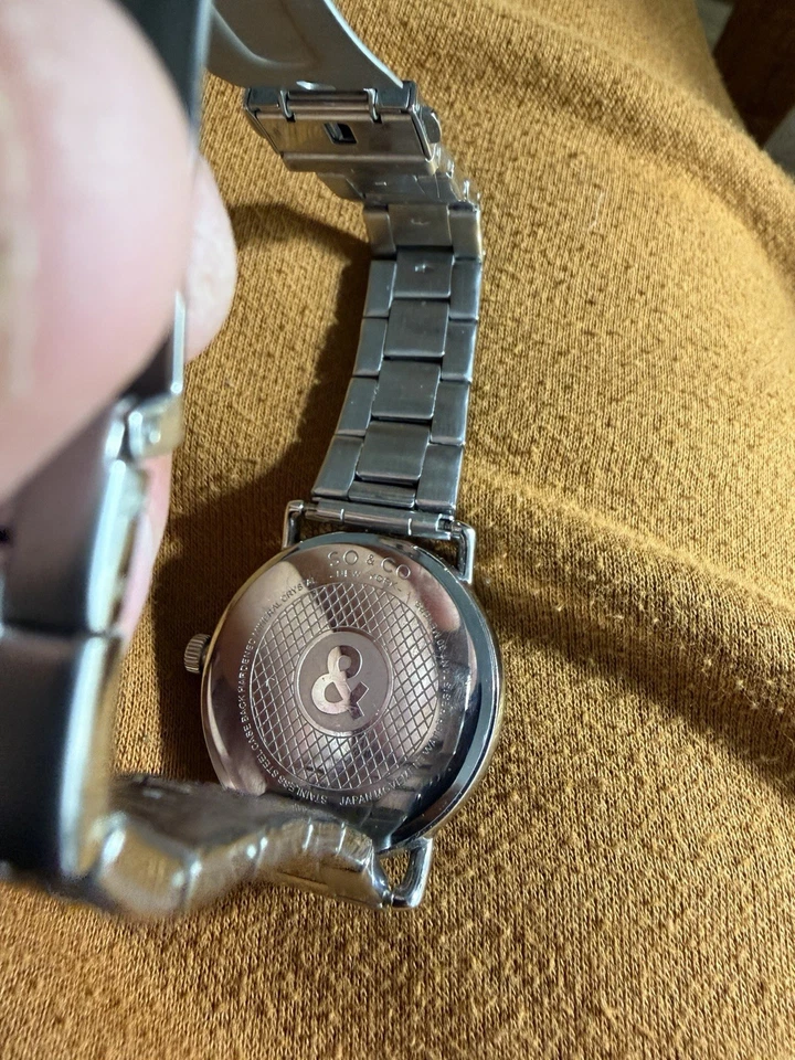 Movado Men's 606337 Classic Silver/Black Stainless Steel Watch - Image 2 of 4