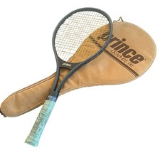 Vintage 1983 Prince Precision Graphite Tennis Racket 4 1/2 Grip With Cover