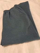 Briggs Women's Comfort Waistband Pants Size 18 Blue/Gray Pull On Tapered Leg