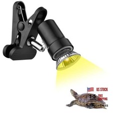 DOMICA Reptile Heat Lamp with 50W UVA UVB Light Bulb - Basking Spot Light