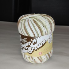 Lily Sugar'n Cream Yarn Culinary Colors Super Size Wooded Moss