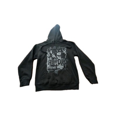 AC/DC Highway to Hell Black Pullover Hoodie Rock Band Graphic