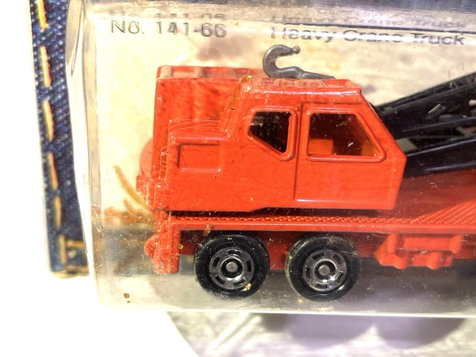 Coches de bolsillo Tomica Vintage 1974 n.º 141-66 grúa pesada en blister nuevos Foto 3 de 4