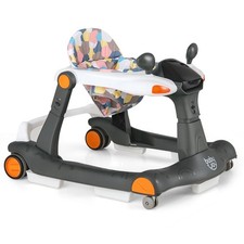 Babyjoy Foldable Activity Push Walker Baby 2-in-1 Walker w/ Adjustable Height