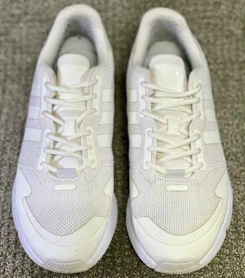 Adidas Originals ZX 1K Boost Shoes Snakers Triple White FX6516