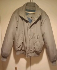 Vintage Members Only Grey Bomber Jacket Mens 42 Insulated Detachable Lining