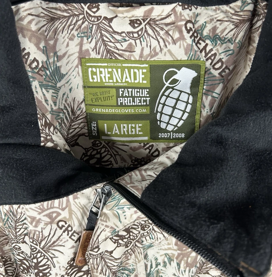 Chaqueta de esquí snowboard Grenade Fatigue Project para hombre talla grande (leer) Foto 3 de 4