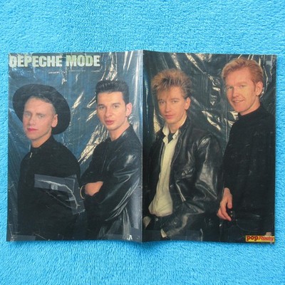 DEPECHE MODE POSTER POP ROCKY 2 Seiten 1980er Den Harrow