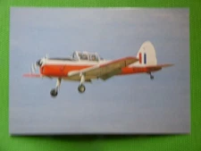 RAF DE HAVILLAND CANADA CHIPMUNK / Postcard AVIATION MILITARY AIRCRAFT