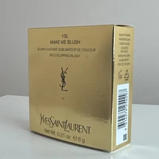 YVES SAINT LAURENT Make Be Blush 24hr Powder Blush (57 Coral Clash) .21oz/6g NEW