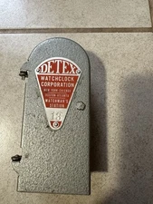 Detex Vintage Watchman Clock Guard Key Station Guardsman #13