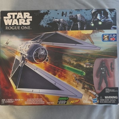 Hasbro Nerf Star Wars Rogue One TIE Striker Vehicle w/ TIE Fighter Pilot 2016