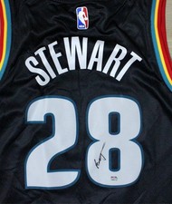 Isaiah Stewart Signed Autographed Detroit Pistons Jersey PSA Certified