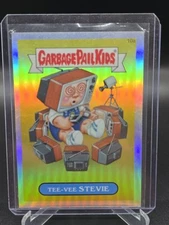2013 Topps Chrome GARBAGE PAIL KIDS OS1 Gold Refractor Card #10a Tee Vee Stevie