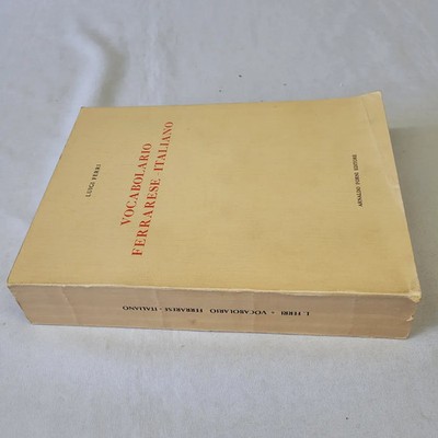 (Luigi Ferri) Ferrarese-Italienischer Wortschatz 1978 Arnaldo Forni