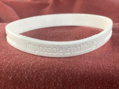 Adidas SUPERSTAR IMPOSSIBLE IS NOTHING White Baller id Band Wristband Bracelet