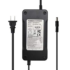 Battery Charger 54.6V 3A for 48V Pack, 5.5x2.1mm Plug, US Style