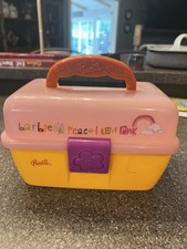 Barbie Shakespeare Plastic Makeup Carrying Case Y2K Pink Amazing Condition