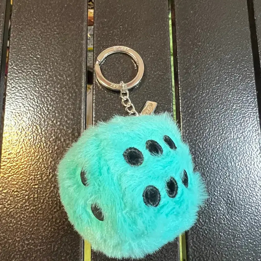Stussy Fuzzy Dice Keychain - Brand New, Trendy Accessory thumbnail 2