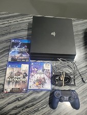 PS4 Pro 1TB with 3 Games and Controller