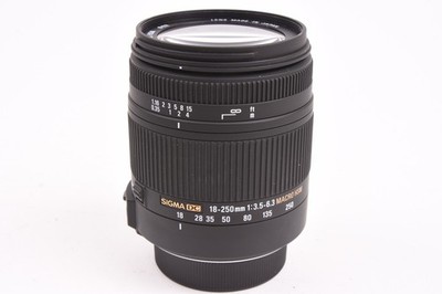 Sigma DC 18-250mm f/3.5-6.3 Telephoto Zoom Camera Lens Nikon AFS #T-63757