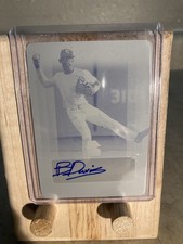 2017 Leaf Perfect Game Yellow Plate Brandon Davis-Micheu Autograph Auto 1/1! 
