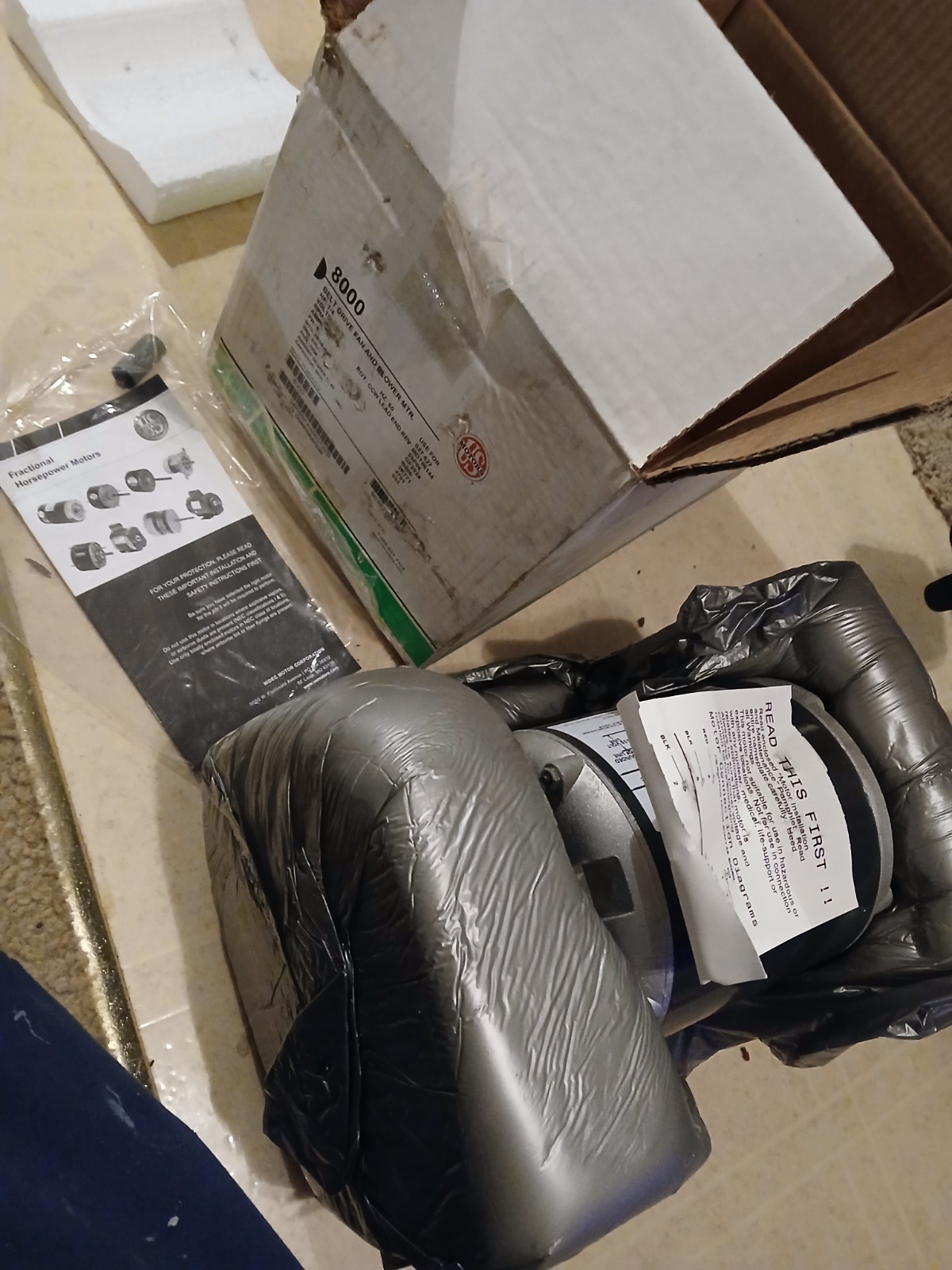 Us Motors SA55JXSFB-4865 Motor 48 1/4hp 1725rpm 115v-ac 1ph