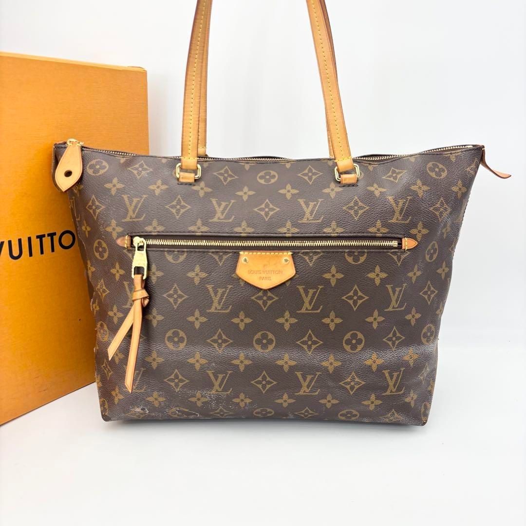 LOUIS VUITTON M42267 Iena MM Brown Leather Tote Bag for Women-image