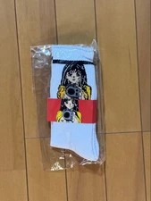 HOOK-UPS Barrel of a Gun Socks White New