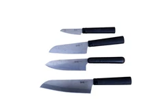 IKEA Stainless Steel Kitchen Knife Set 4 Piece Chef Santoku Utility Home Cooking