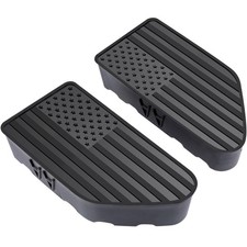 Bed Rail Stake Pocket Covers for GMC For Silverado Sierra 2019-2026, Black