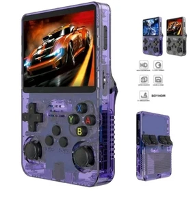 R36S Jeux vidéo rétro de console de jeu portable 128GB Consoles 20000+Games