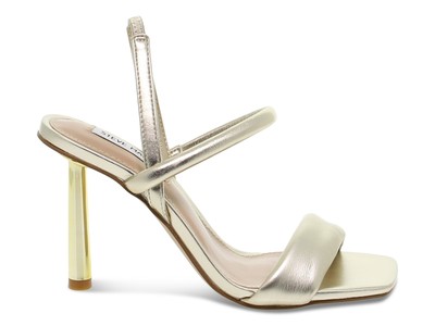 Heeled sandal Steve Madden EXQUISITE P in platinum laminate - Women's Shoes